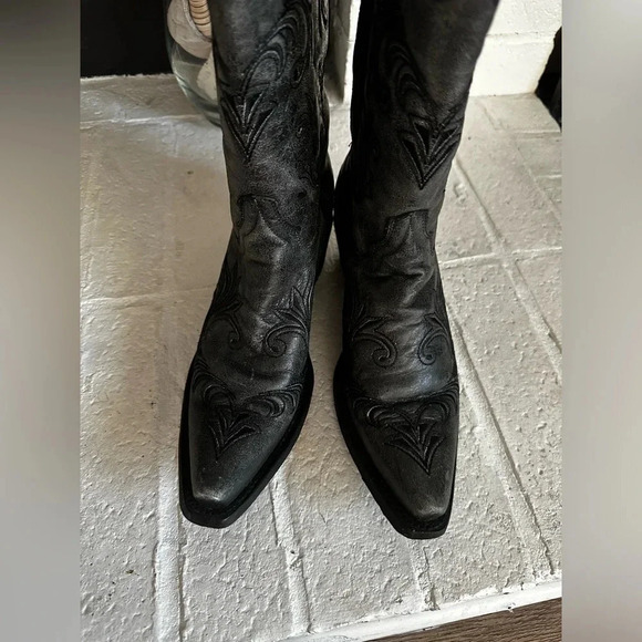 Circle G Western Women's Boots, Filigree Grey Size 7 - Picture 4 of 8